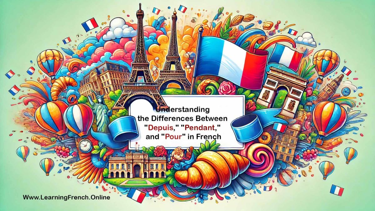 Understanding the Differences Between "Depuis," "Pendant," and "Pour" in French